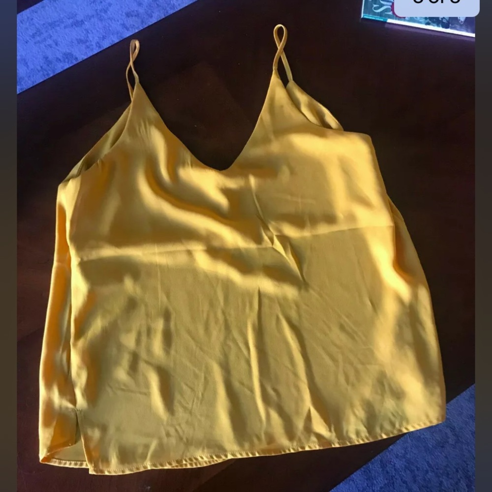 New mustard tank top